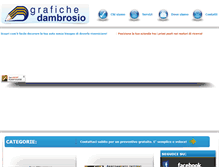 Tablet Screenshot of grafichedambrosio.it